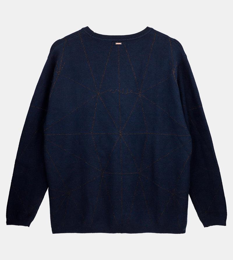 Anekke Navy Blue Shōen Sweater