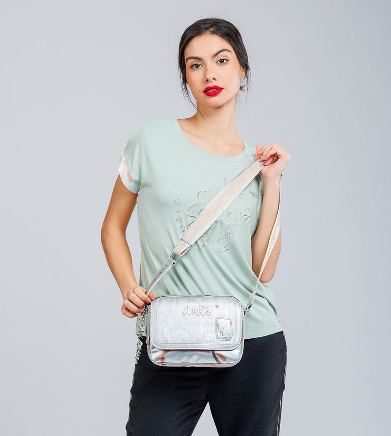 Anekke Oval Flap Crossbody Bag Alma