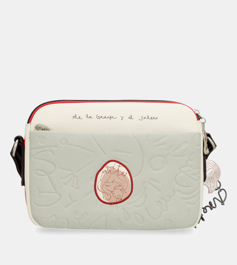 Anekke Oval Flap Crossbody Bag Alma