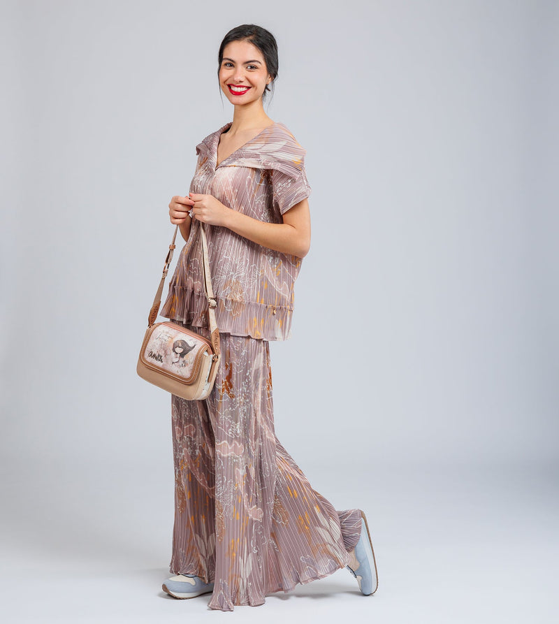 Anekke Oval Flap Crossbody Bag Memories