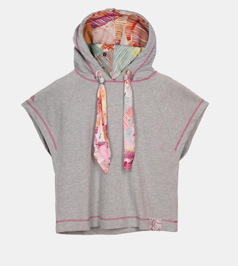 Anekke Passion Grey Sleeveless Sweatshirt