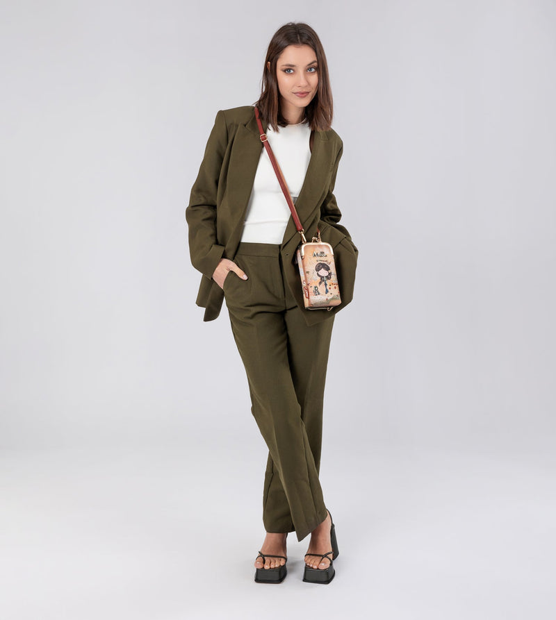 Anekke Peace & Love Camel 3-in-1 RFID Wallet Bag