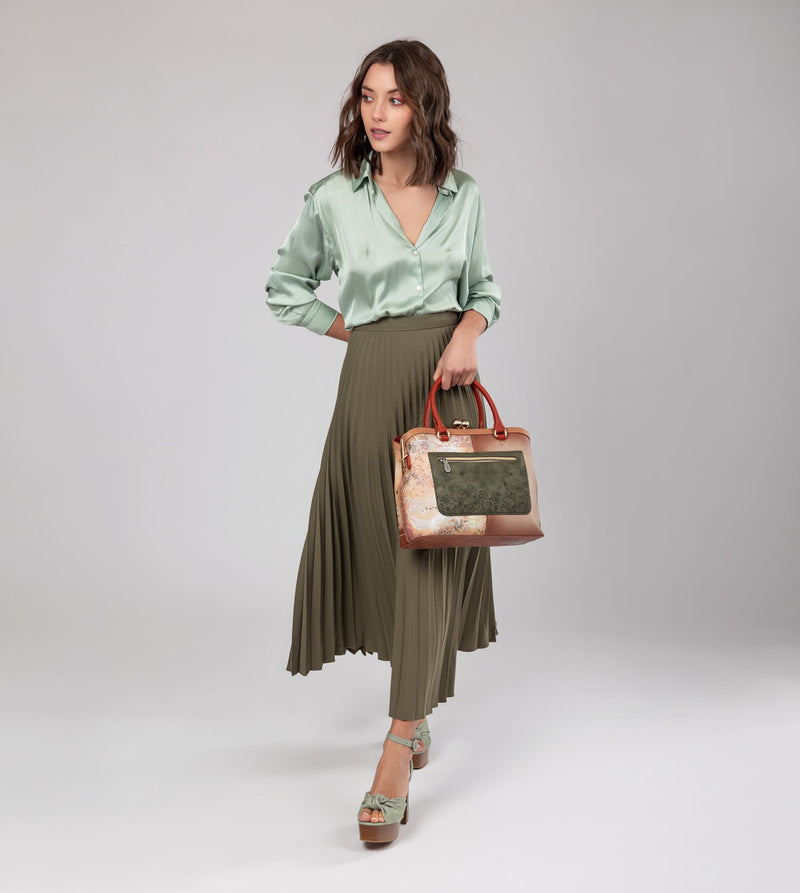 Anekke Peace & Love Camel Kiss Clasp Bag