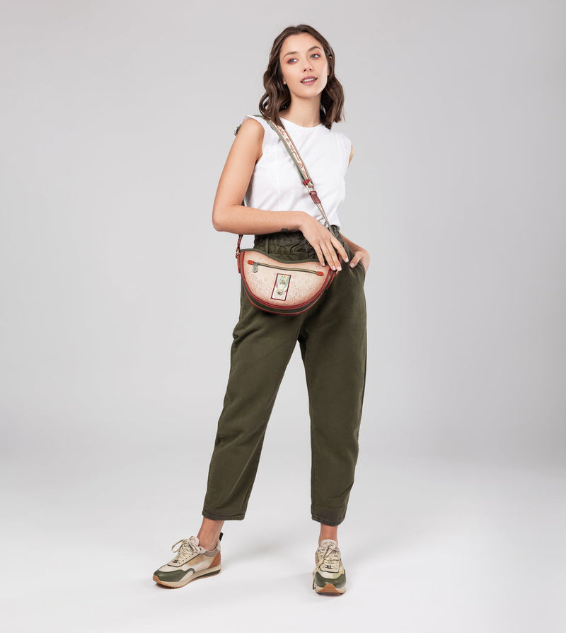 Anekke Peace & Love Camel Oval Bag