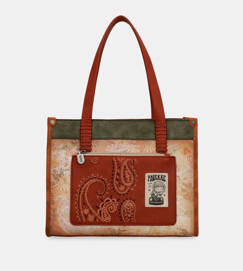 Anekke Peace & Love Camel Tote