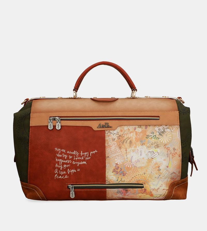 Anekke Peace & Love Camel Travel Bag