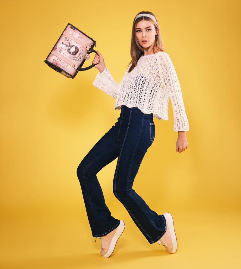 Anekke Peace & Love pink bowling