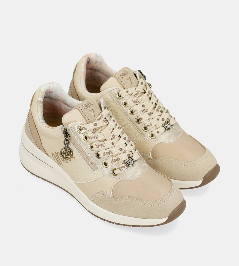 Anekke Peace & Love Wedge Sneakers