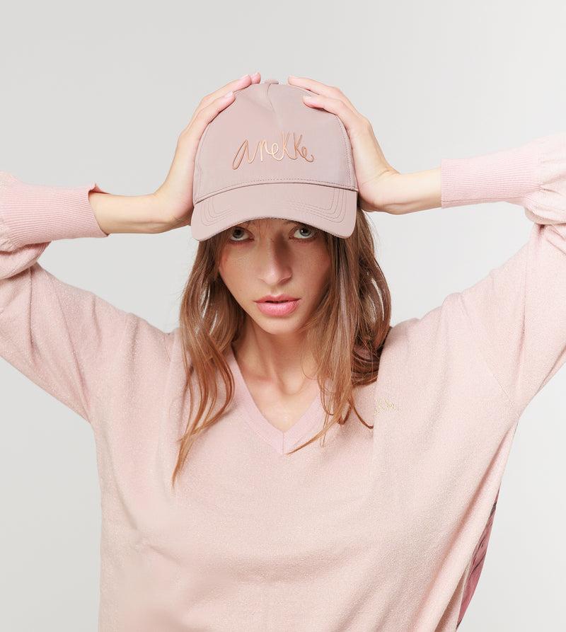 Anekke Pink sweater with printed back