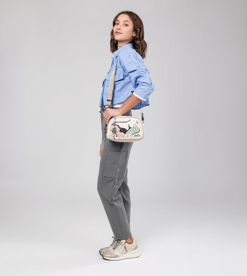 Anekke Psicodelic Oval Crossbody Bag