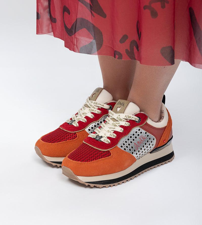 Anekke Red Platform Sneakers