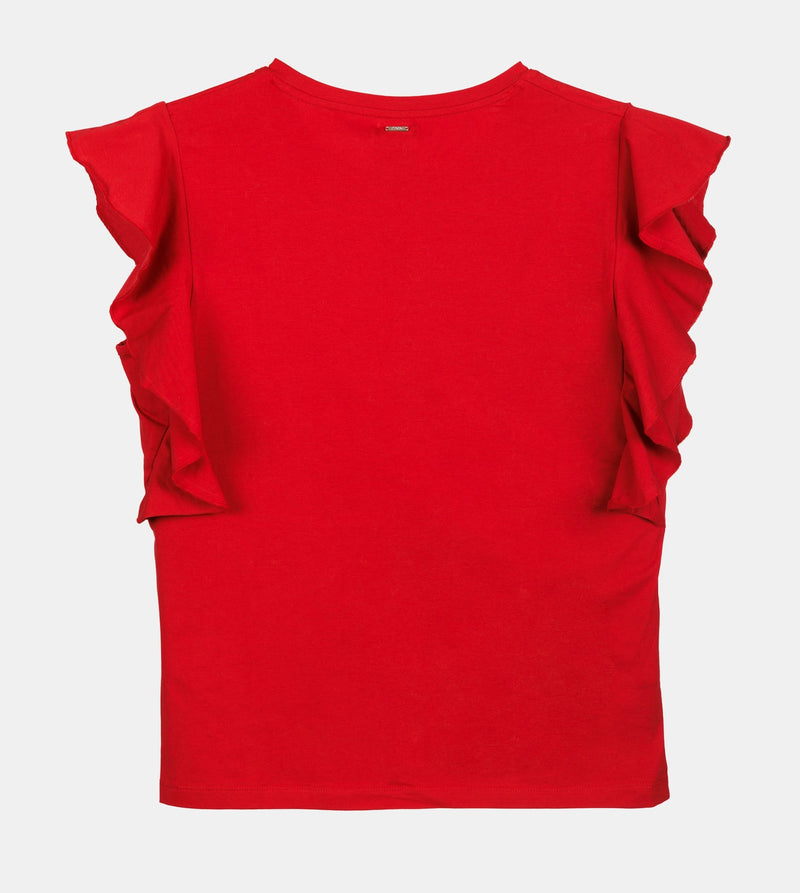 Anekke Red Shiny Short-sleeve T-shirt Anekke