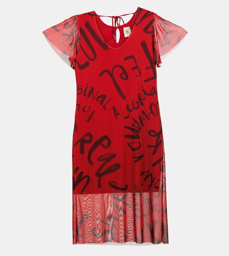 Anekke Red Short-sleeve Dress