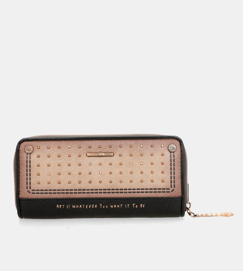 Anekke Shōen Large Black RFID Wallet