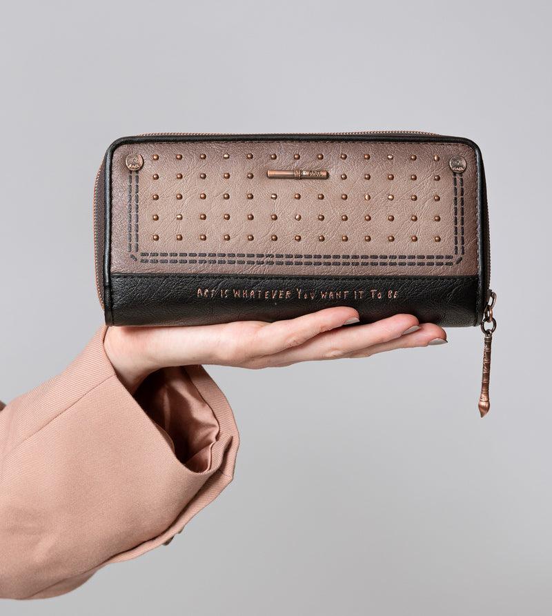 Anekke Shōen Large Black RFID Wallet