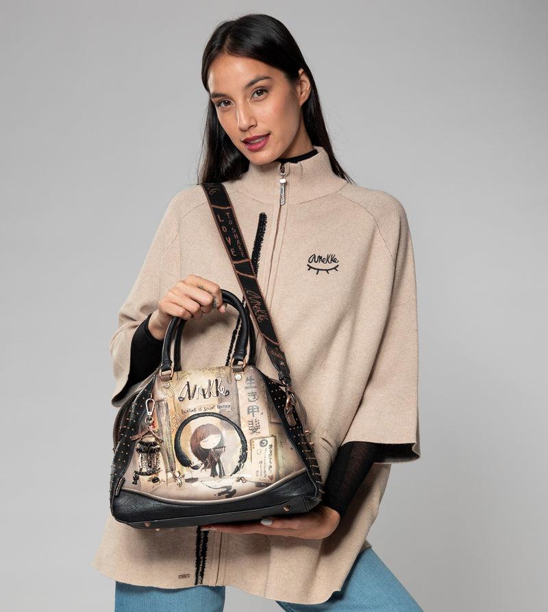 Anekke Shōen Large Black Tote Bag