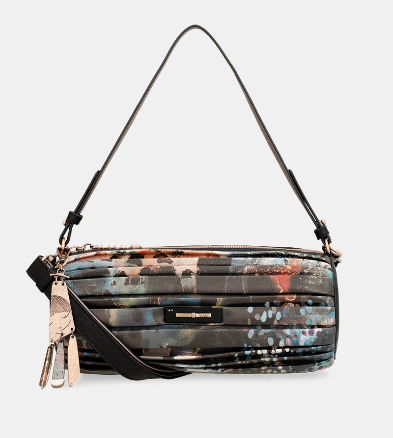 Anekke Shōen Palette Pleated Cylindrical Bag