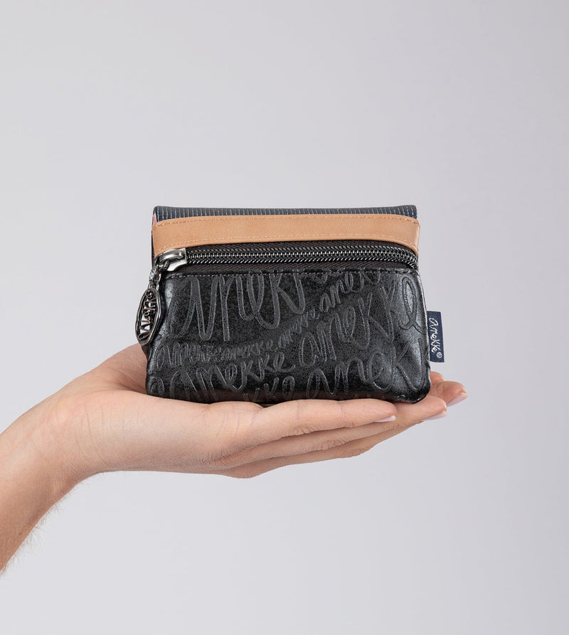 Anekke Studio Navy Blue Coin Purse With Flap