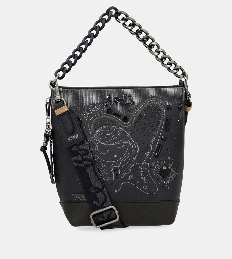 Anekke Studio Navy Blue Medium Crossbody Bag