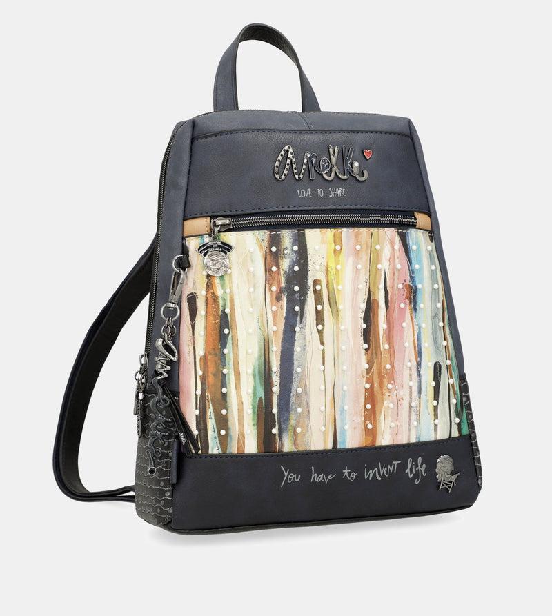 Anekke Studio Navy Blue Pearl Backpack