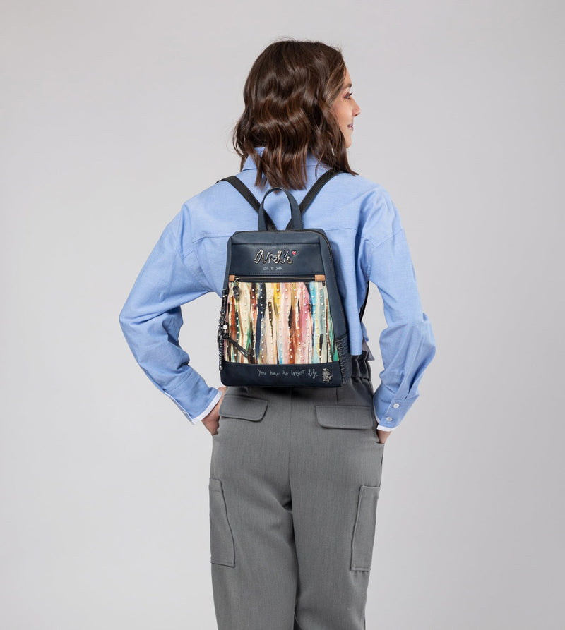 Anekke Studio Navy Blue Pearl Backpack