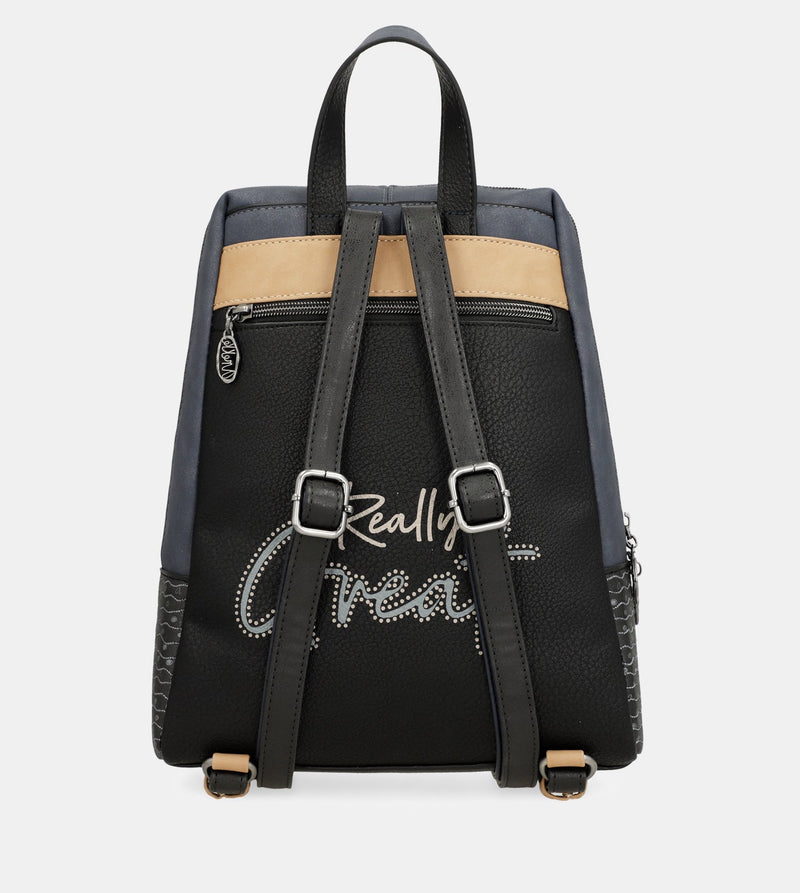 Anekke Studio Navy Blue Pearl Backpack