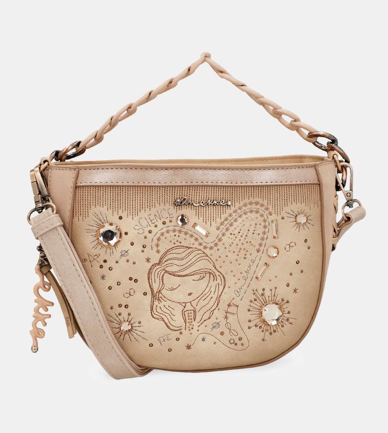 Anekke Studio Nude Oval Crossbody Bag