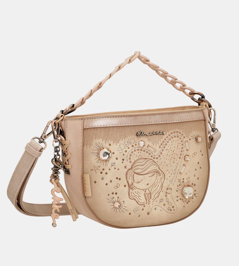 Anekke Studio nude oval crossbody bag