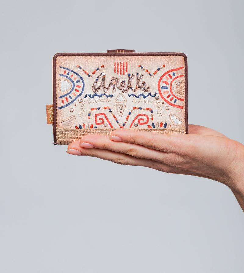 Anekke Tribe Medium Ethnic Print RFID Wallet