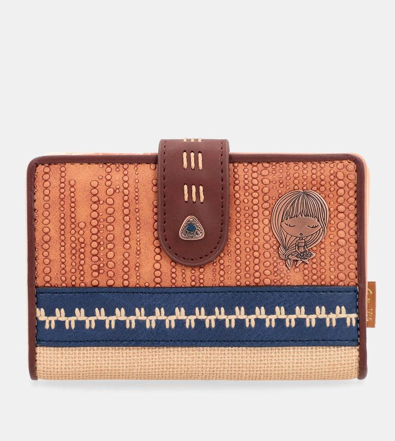 Anekke Tribe Medium Ethnic Print RFID Wallet