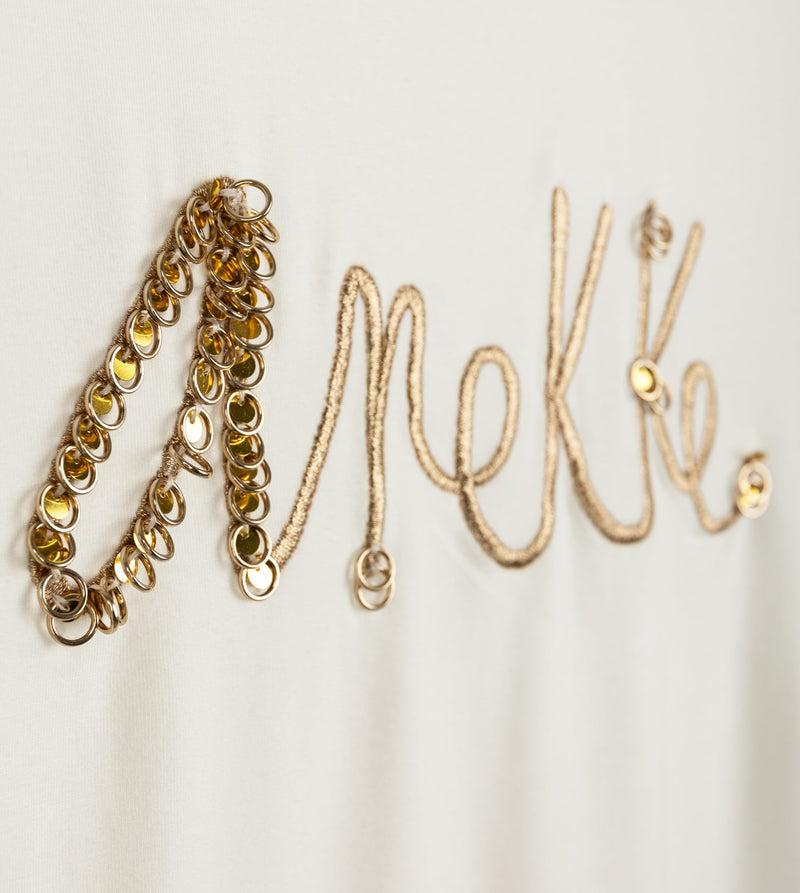 Anekke White Short-sleeve T-shirt With Logo