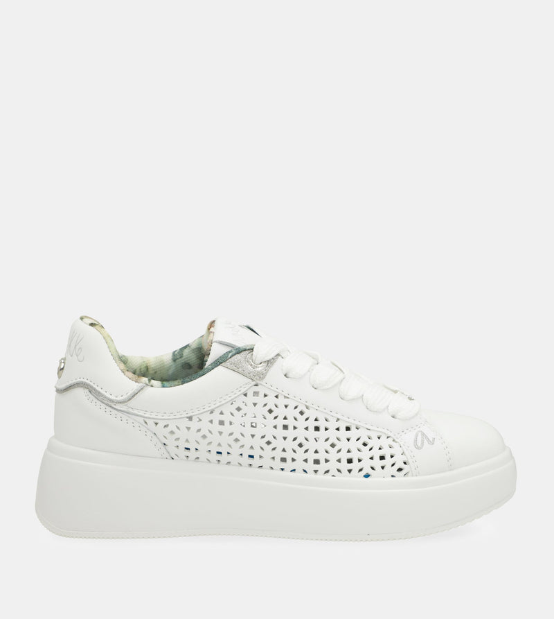 Anekke White Spotted Sneakers