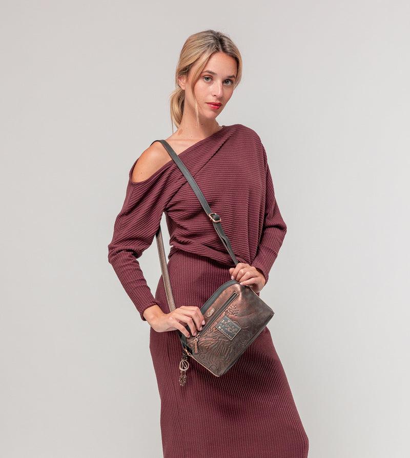 Anekke Wings 3-compartment Crossbody Bag