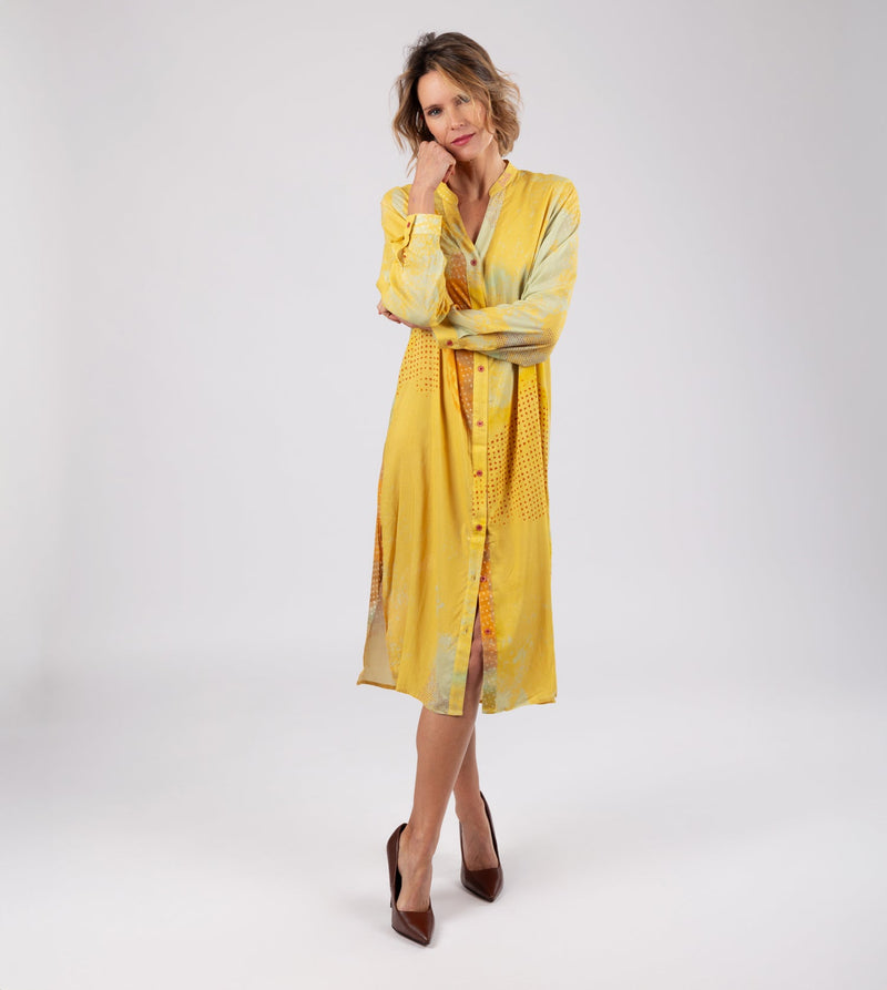 Anekke Yellow shirt dress