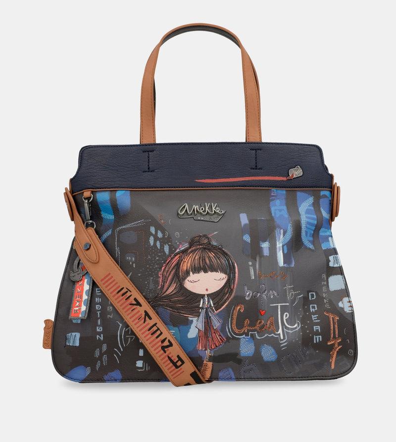 Anekke Contemporary 2 Handle Shoulder Bag Contemporary