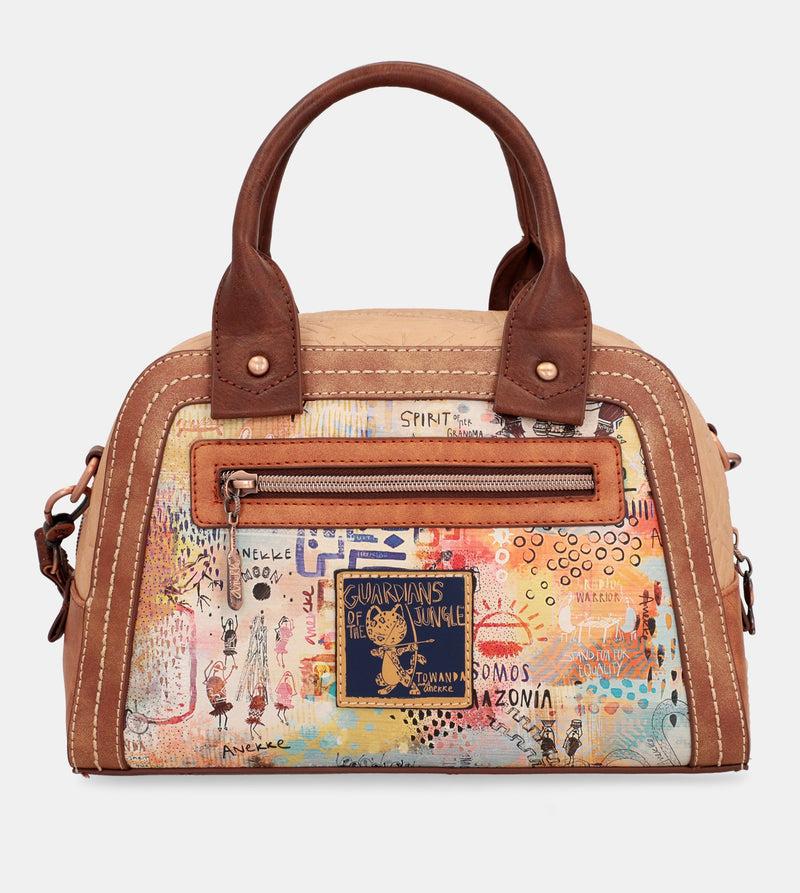 Anekke Menire Double Handle Bag With Shoulder Strap