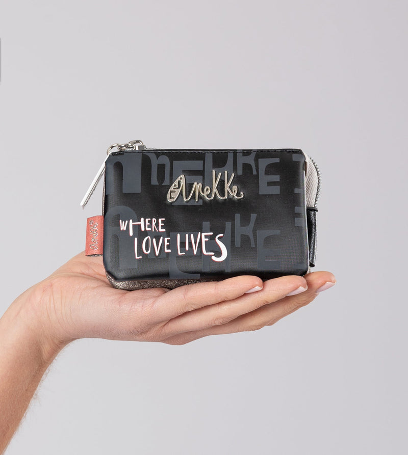 Anekke Nature Sixties triple-compartment coin purse