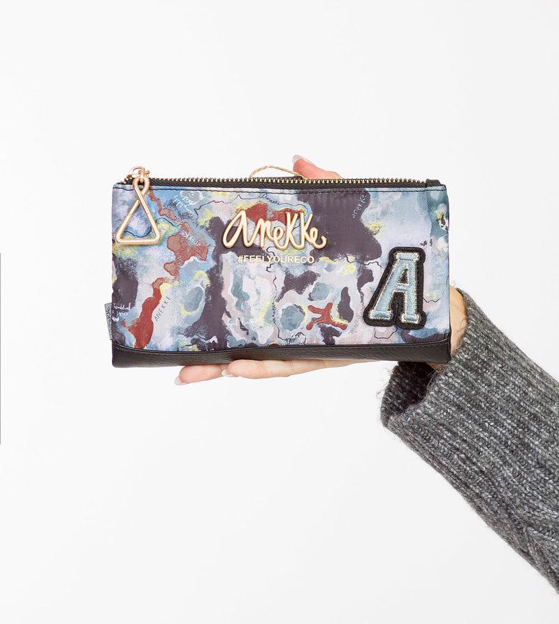 Anekke Nature Woods Wallet With Removable Card Holder