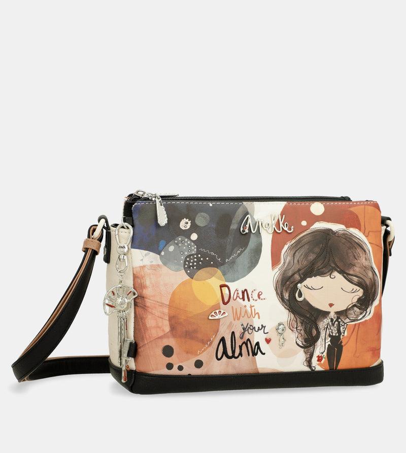 Anekke Printed crossbody bag with 3 compartments Alma
