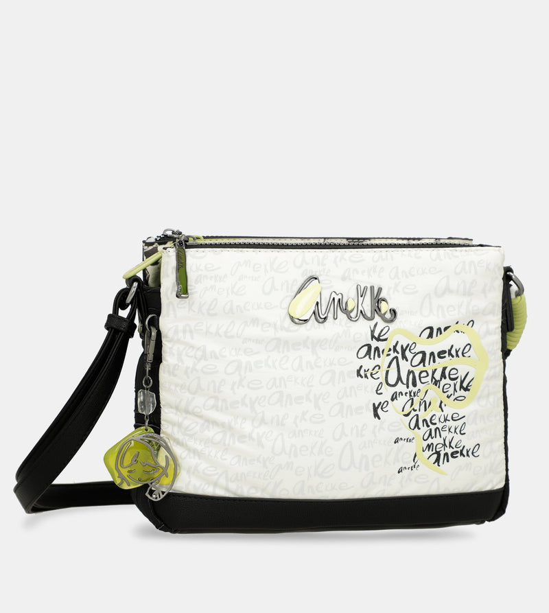 Anekke Printed crossbody bag with 3 compartments Memories