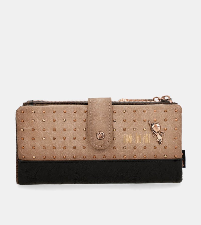 Anekke Shōen Shōen Large Black Flexible RFID Wallet