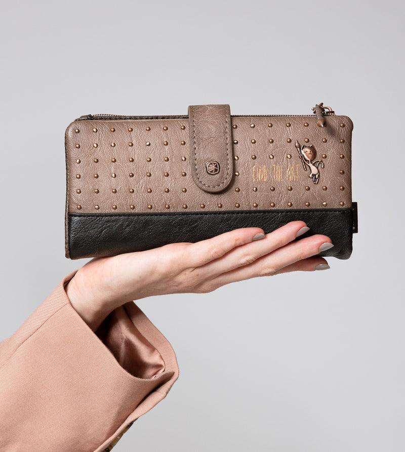 Anekke Shōen Shōen Large Black Flexible RFID Wallet