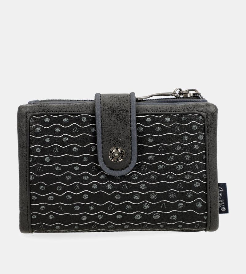 Anekke Studio Navy Blue Flexible Medium RFID Wallet