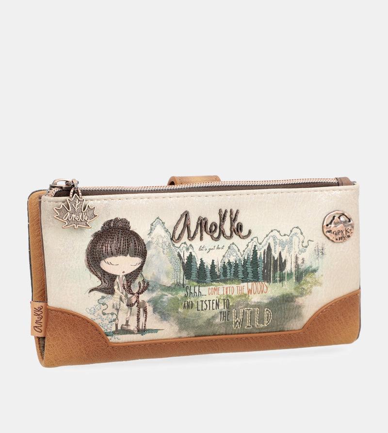 Anekke The Forest wallet with card holder flexible material The Forest