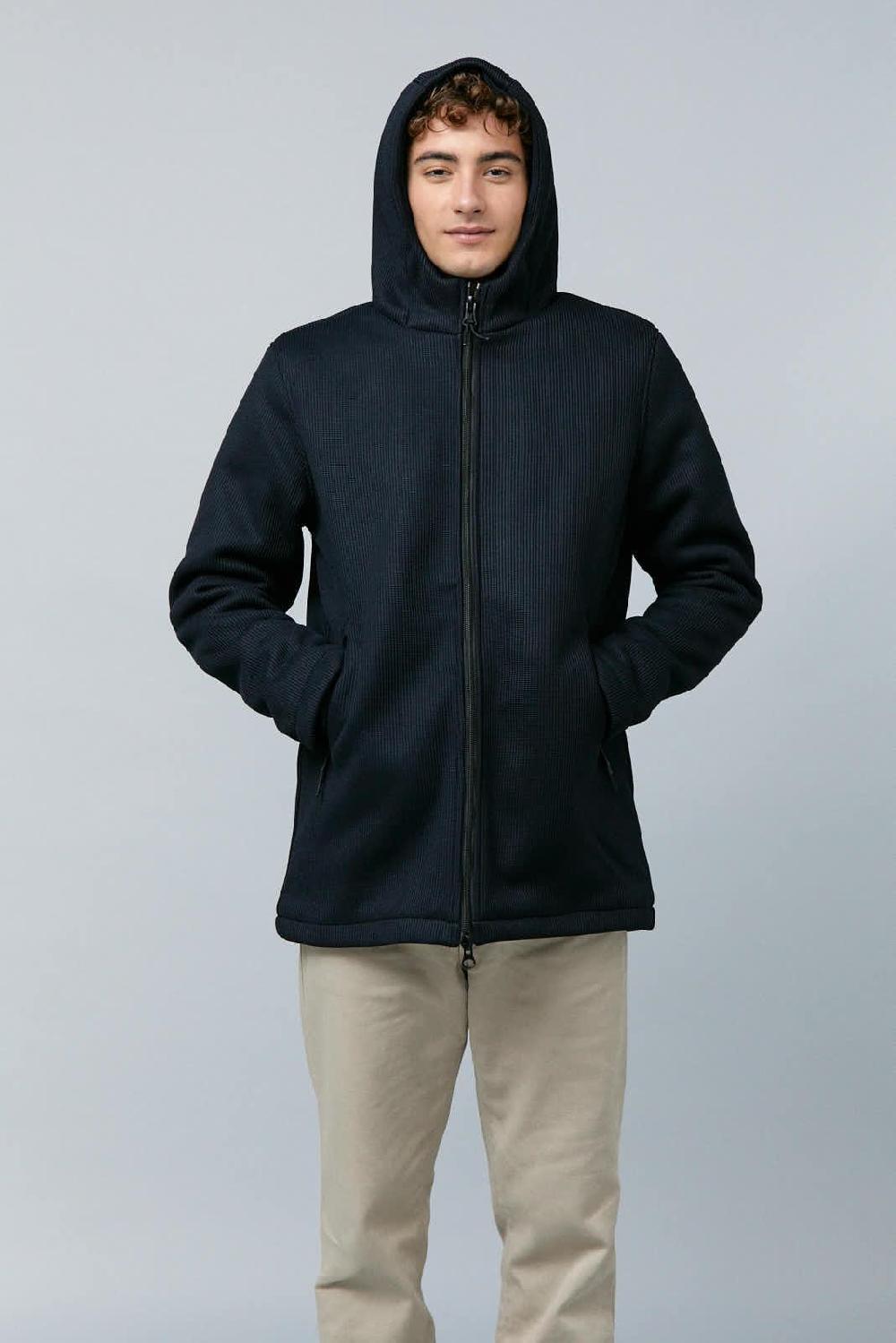 Antonio Miro ABRIGO ACOLCHADO CON CAPUCHA MARINO