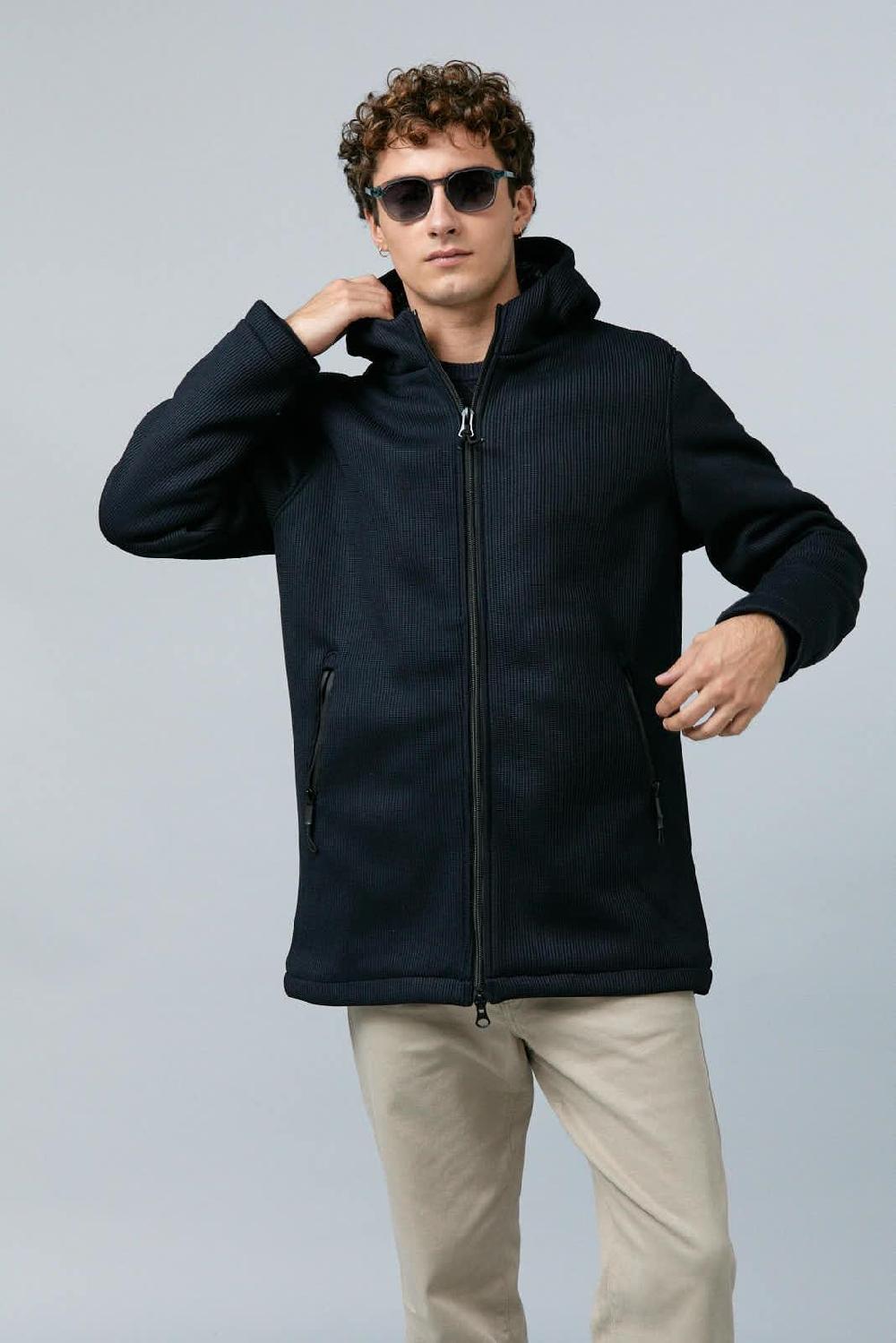 Antonio Miro ABRIGO ACOLCHADO CON CAPUCHA MARINO