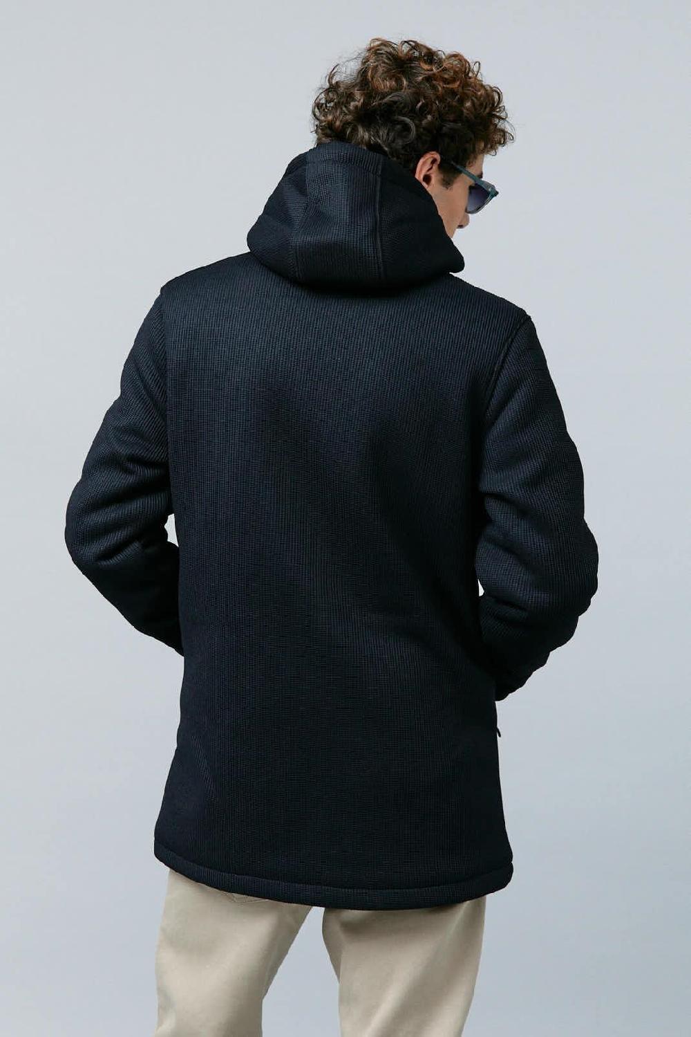 Antonio Miro ABRIGO ACOLCHADO CON CAPUCHA MARINO