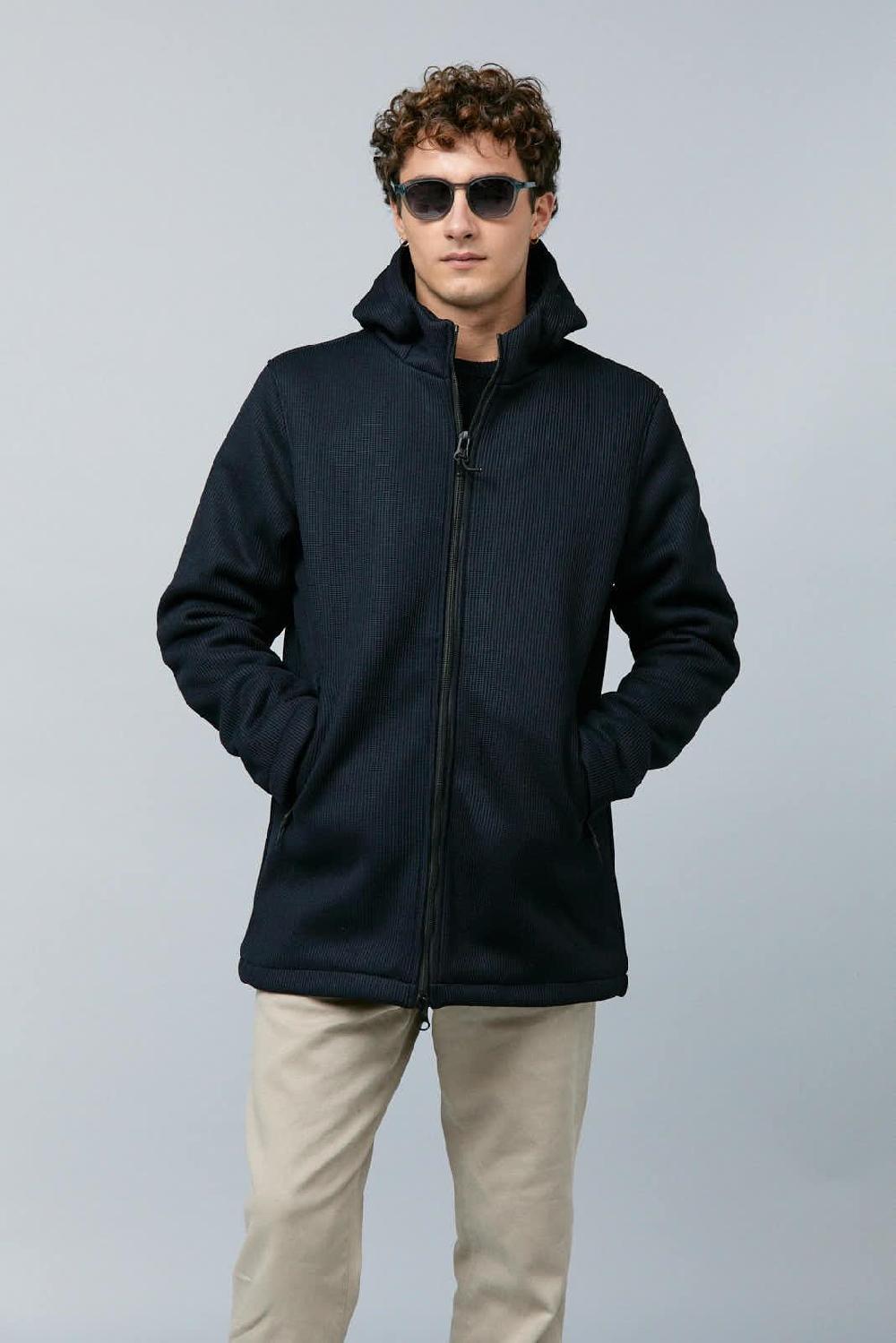 Antonio miro ABRIGO ACOLCHADO CON CAPUCHA MARINO