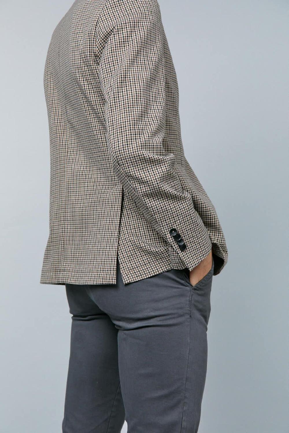 Antonio Miro AMERICANA MARRÓN PATA DE GALLO