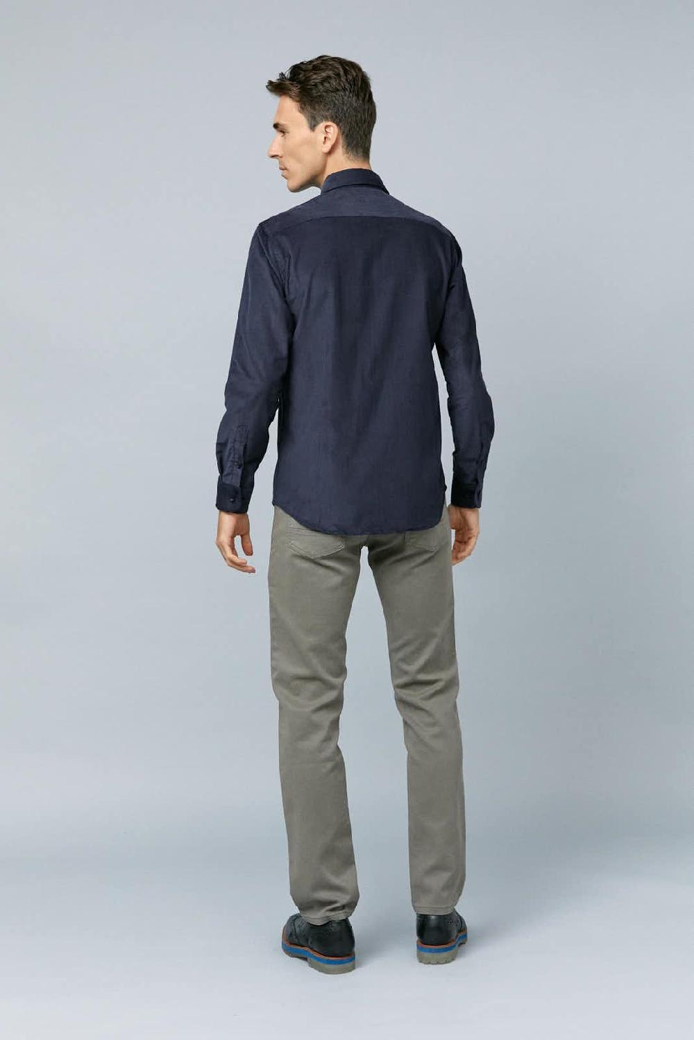 Antonio Miro CAMISA BOLSILLO MARINO